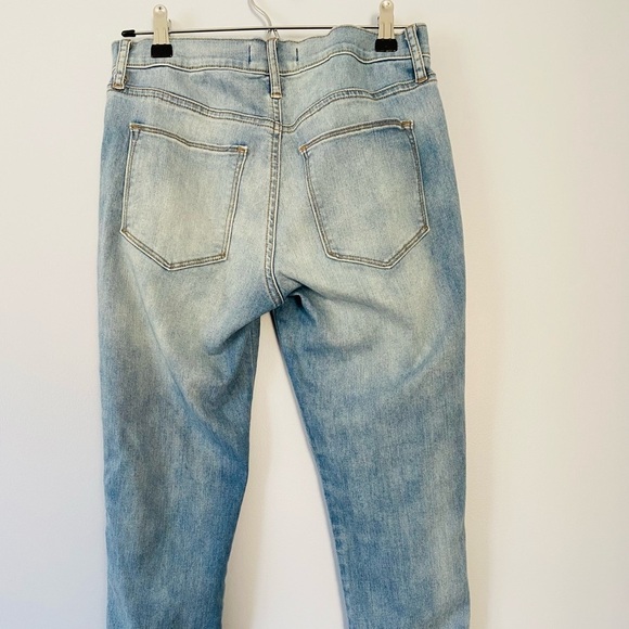 Gap 1969 Easy Legging Jeans 29R Womens Light Indigo Wash Stretch Denim Mid Rise - Picture 2 of 12